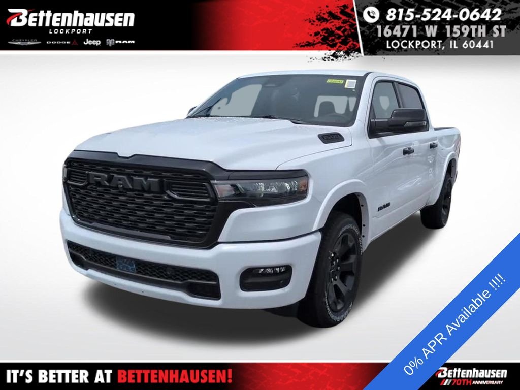 New 2026 Bright White Clear-Coat Exterior Paint RAM Big Horn image 2