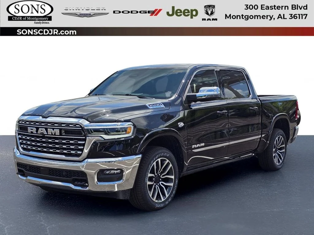 New 2026 Diamond Black Crystal Pearl-Coat Exterior Paint RAM Limited image 1