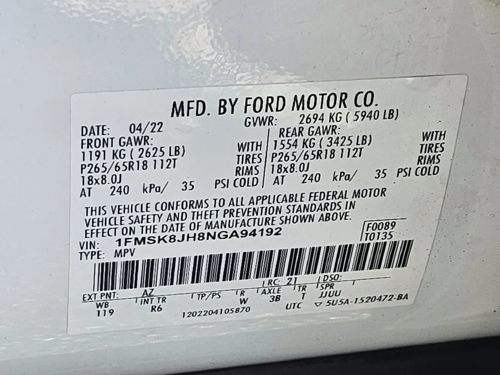 Used 2022 Star White Ford Timberline image 42
