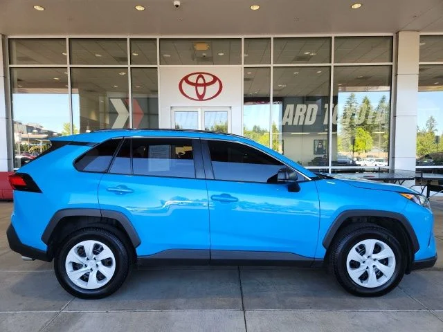 Certified Used 2020 Blue Toyota LE image 3