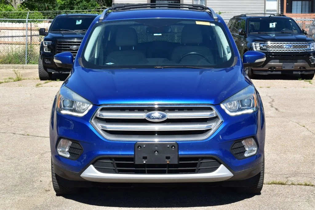 Used 2017 Ford Escape Titanium with VIN 1FMCU0JD6HUC14106 for sale in Topeka, KS