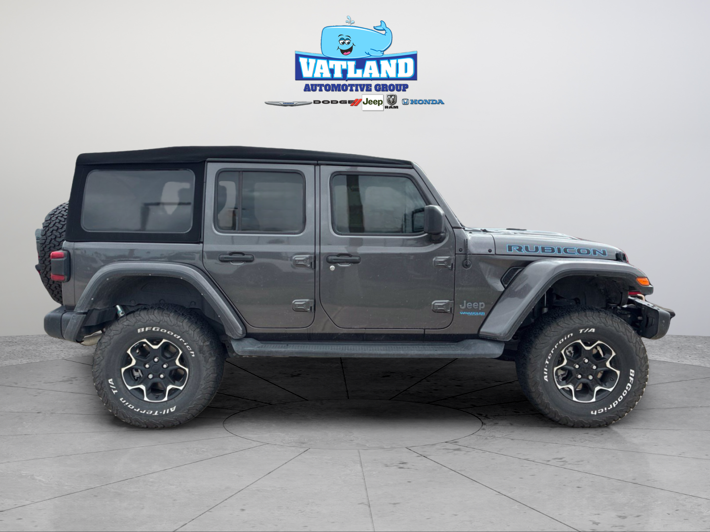 Used 2021 Gray Jeep Unlimited Rubicon 4xe image 6