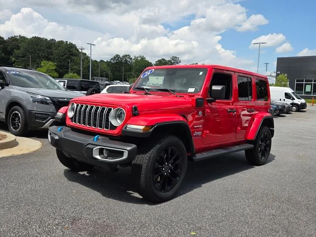 Used 2024 Red Jeep Sahara 4xe image 3
