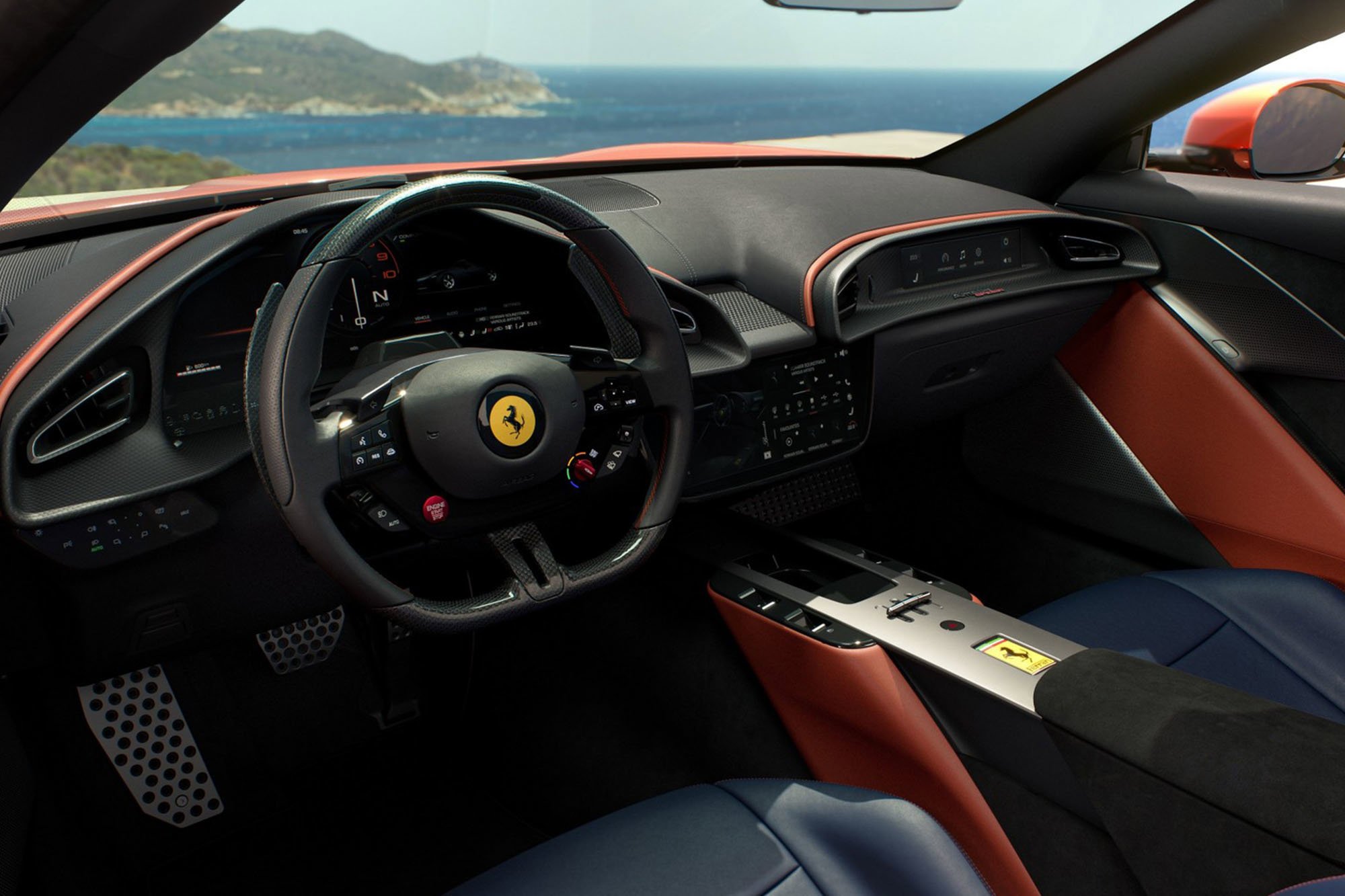 New 2026 Orange Ferrari  image 2
