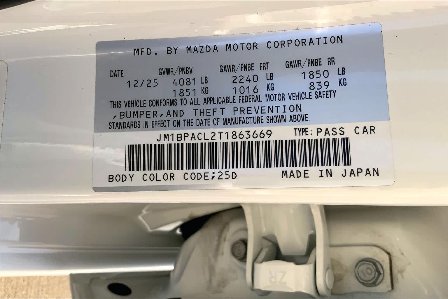 Certified Used 2026 Snowflake White Pearl Mica Mazda 2.5 S Preferred image 34