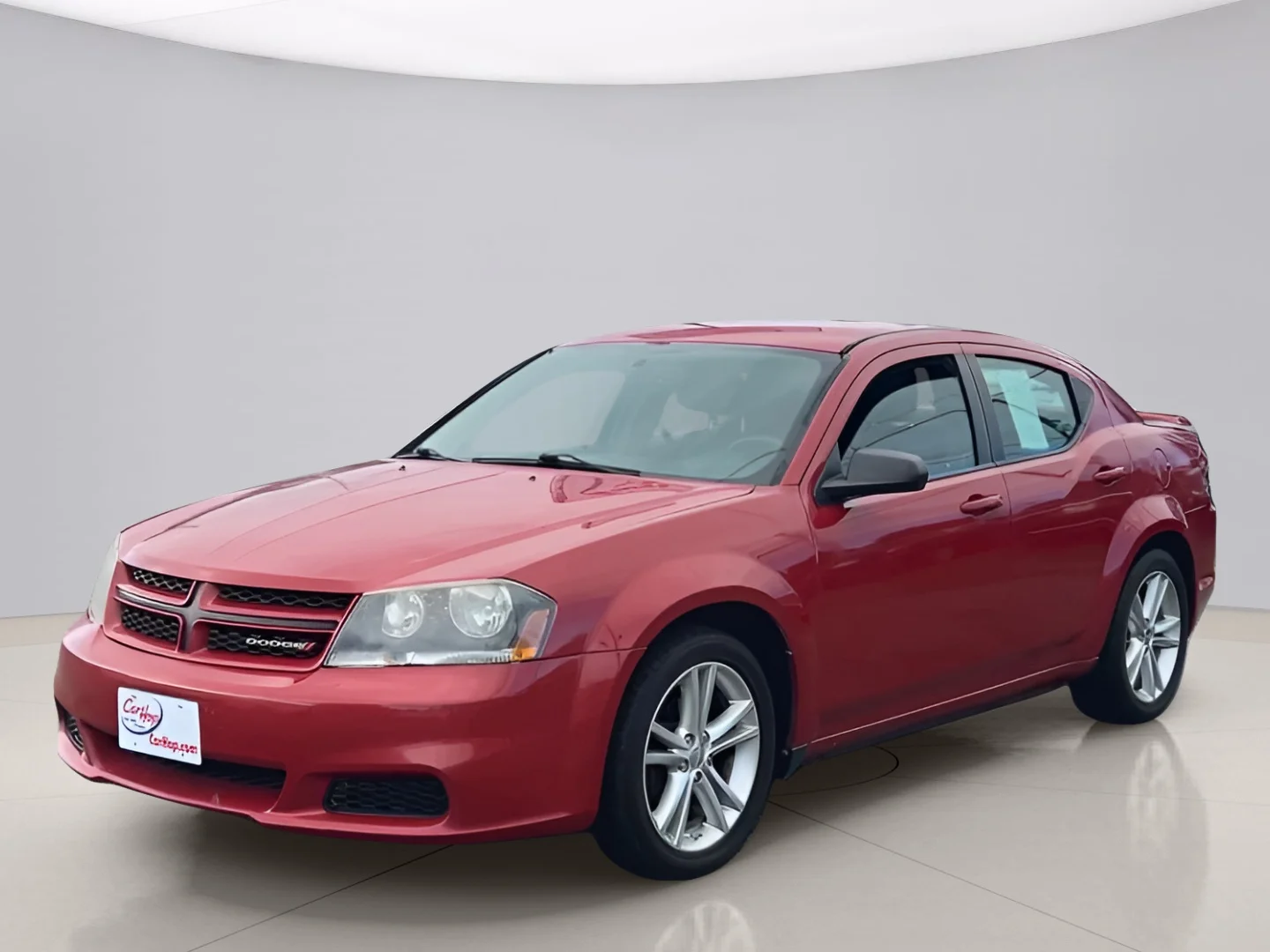 Used 2013 Red Dodge SEDAN image 2