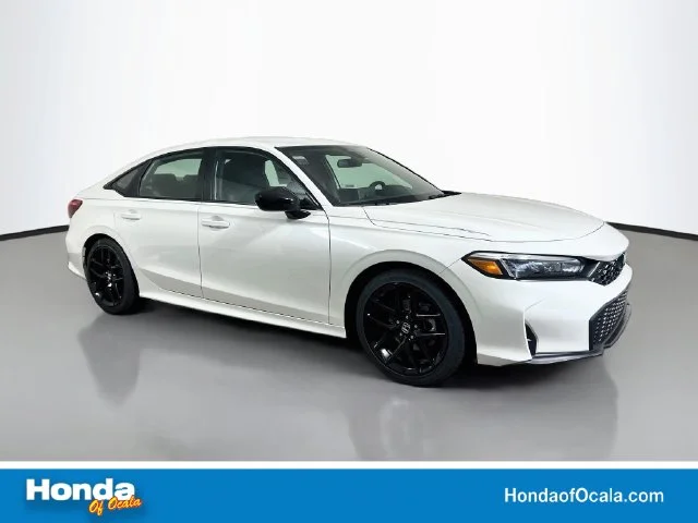 New 2026 Platinum White Pearl Honda Sport image 1