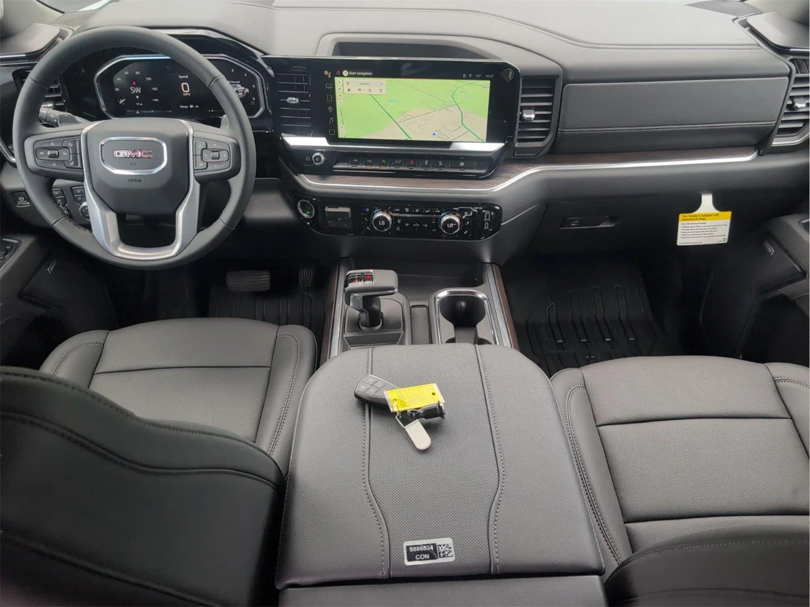 New 2026 Glacier White Tricoat GMC SLT image 9