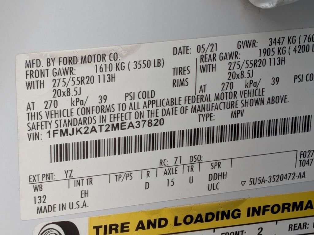 Used 2021 White Ford Limited image 33