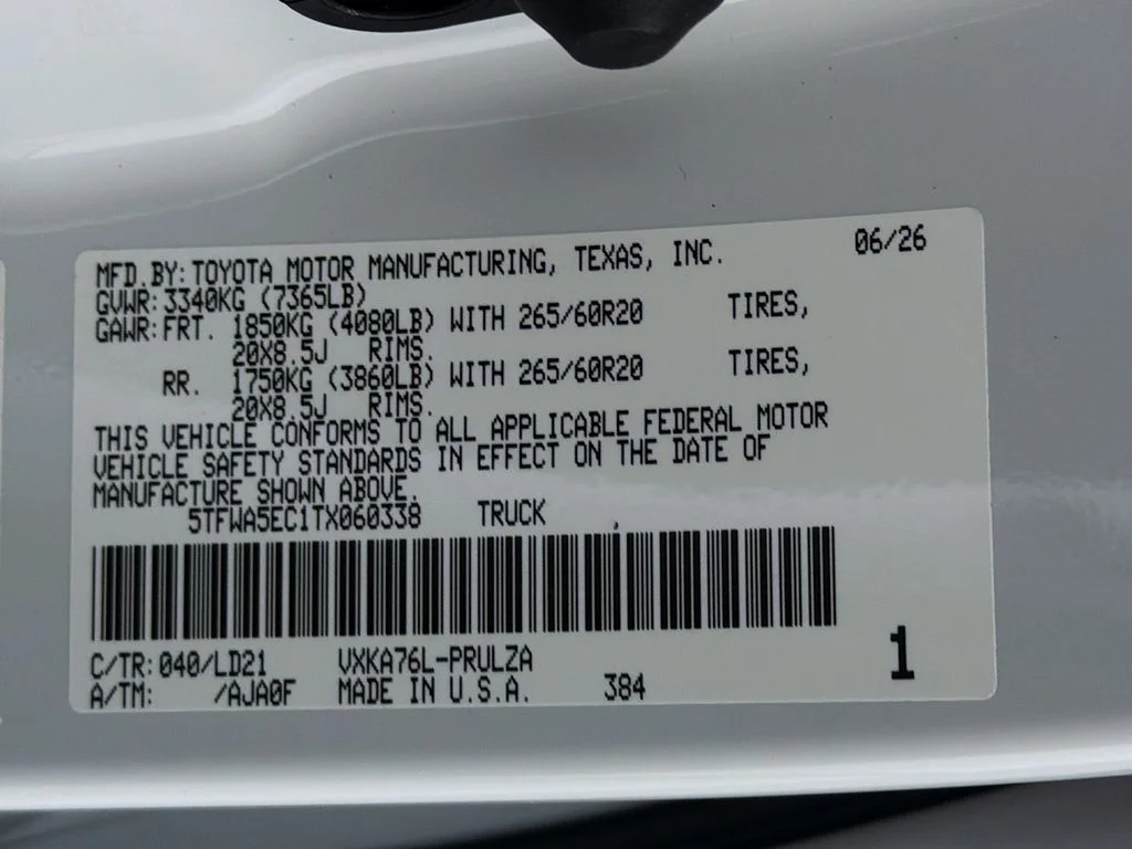 New 2026 White Toyota Limited image 27
