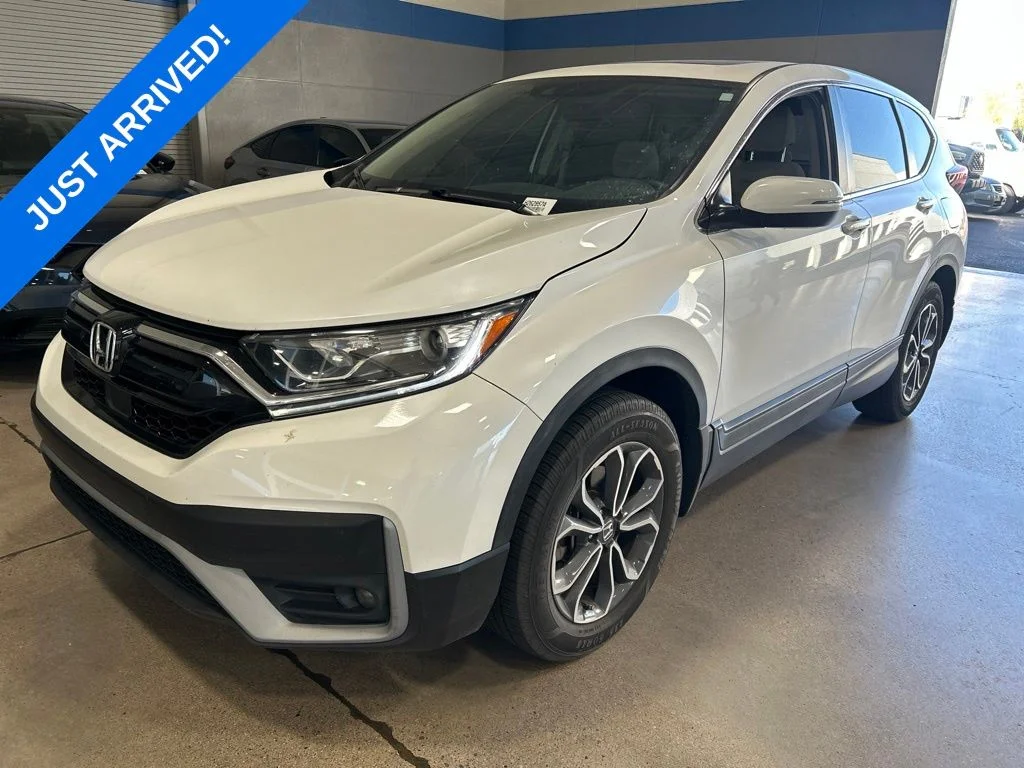 Certified Used 2022 Platinum White Pearl Honda EX image 1