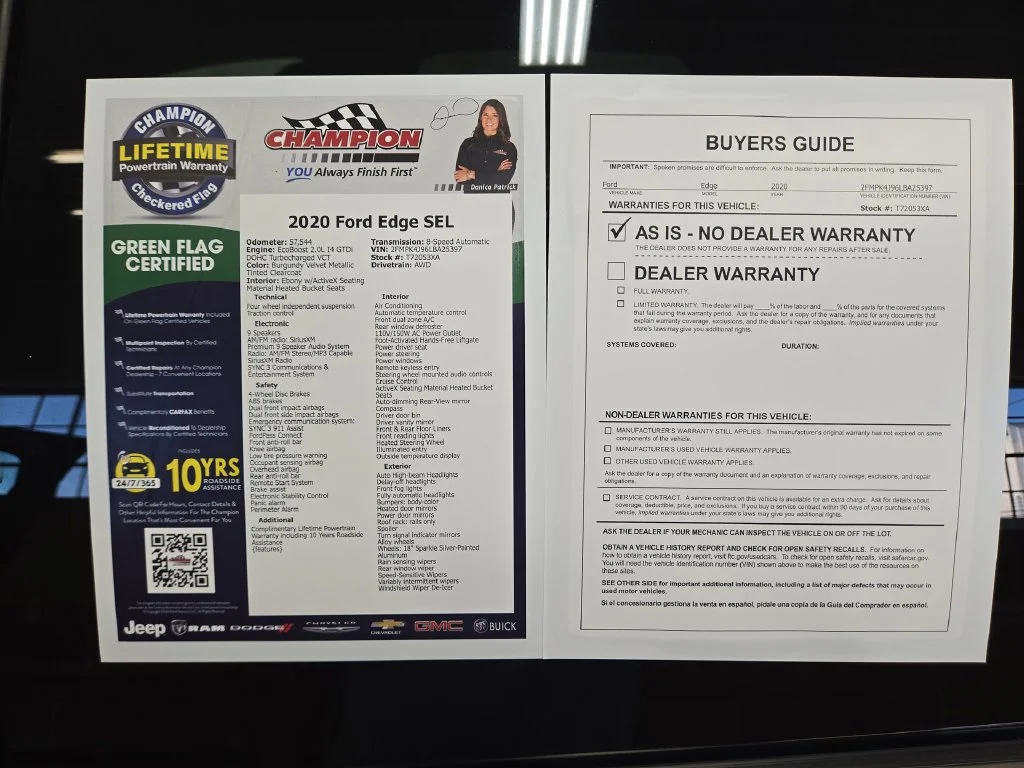 Certified Used 2020 Red Ford SEL image 43