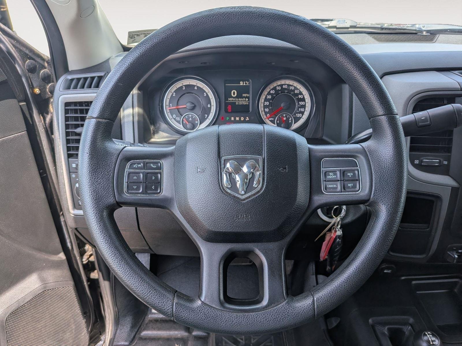 Used 2018 Granite Crystal Metallic Clearcoat Ram Tradesman image 18