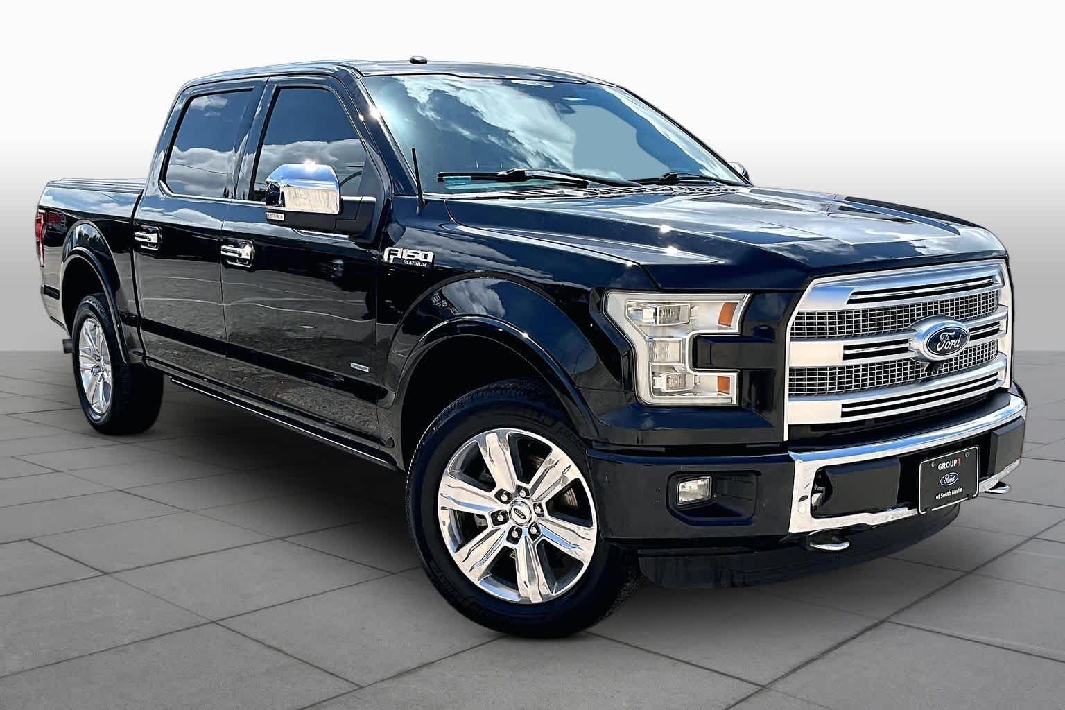 Used 2016 Shadow Black Ford Platinum image 3