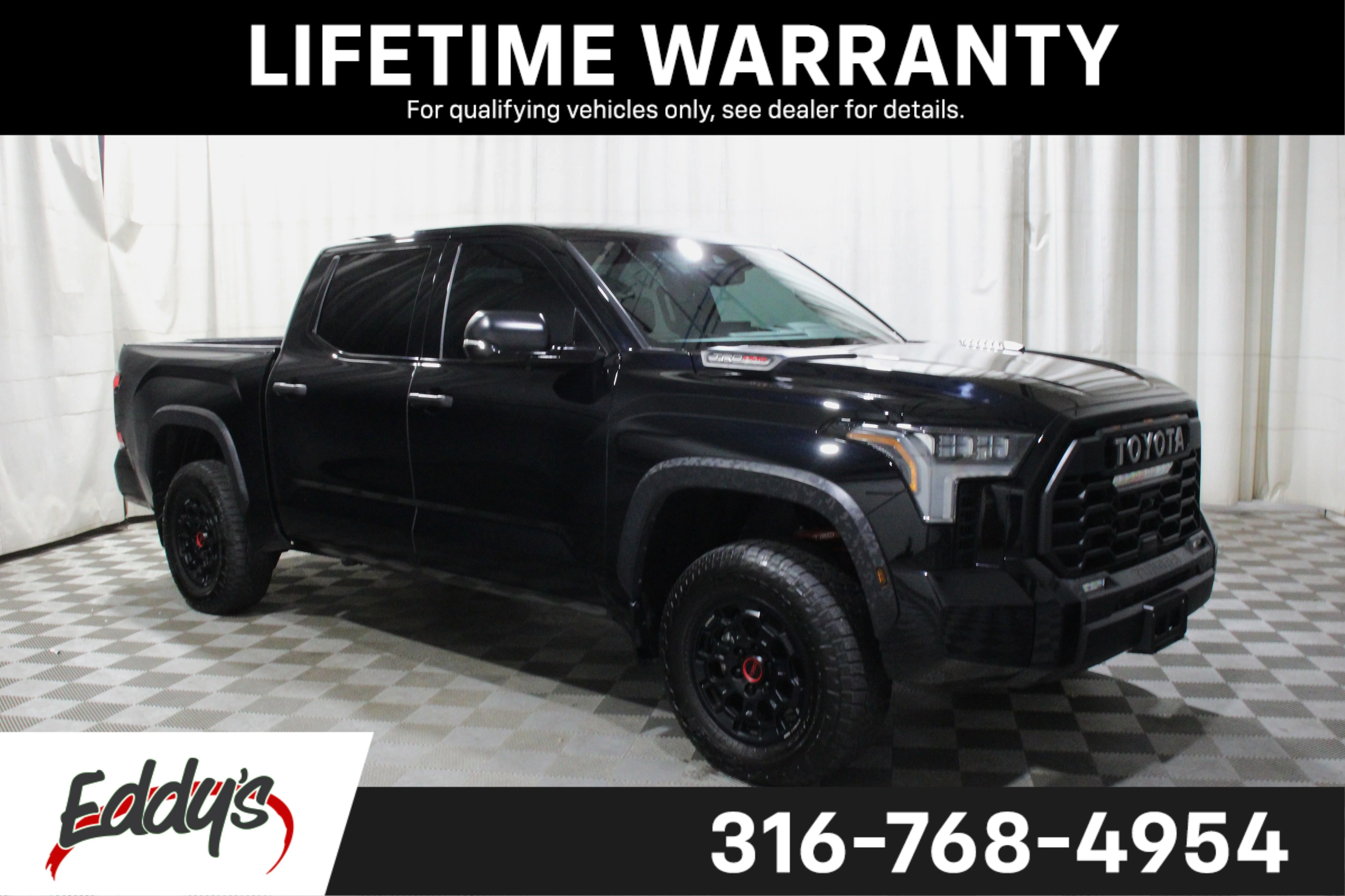 Used 2024 Midnight Black Metallic Toyota TRD Pro Hybrid image 1