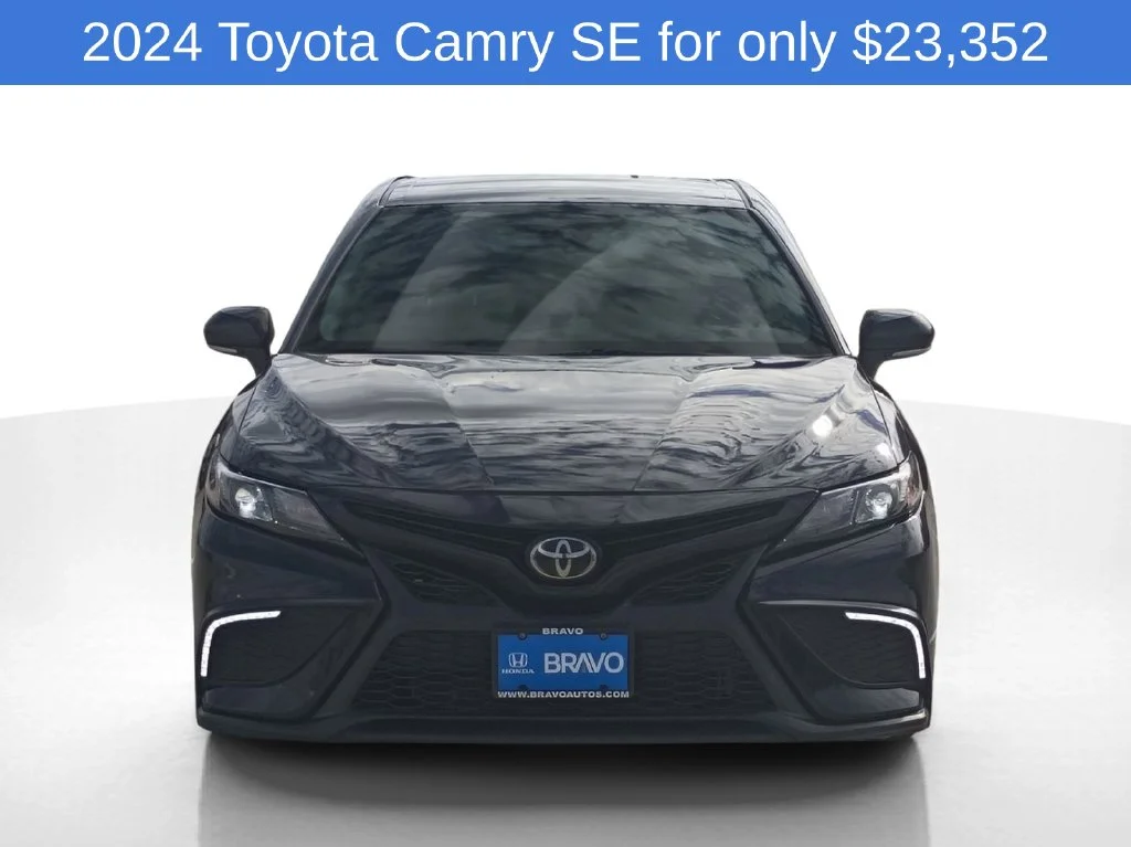 Used 2024 Black Toyota SE image 2