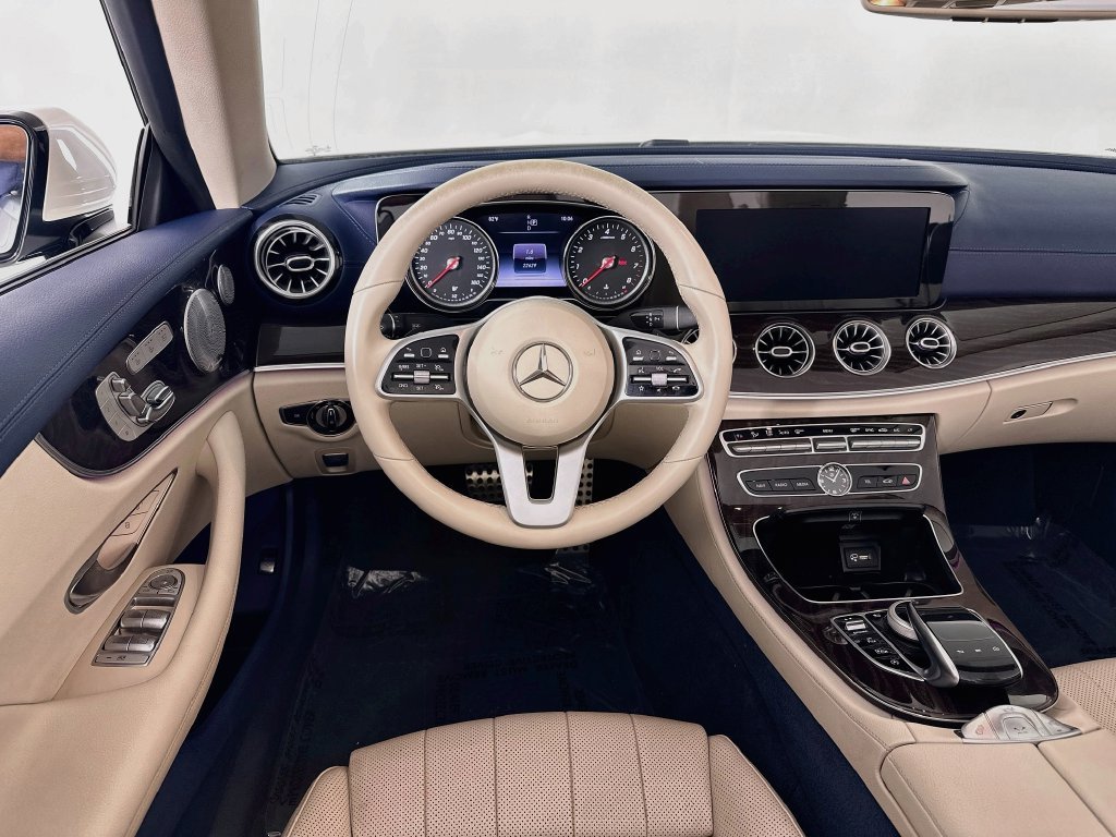 Used 2019 White Mercedes-Benz E 450 CONVERTIBLE BLUE TOP YACHT BLUE LEATHER INT. image 22