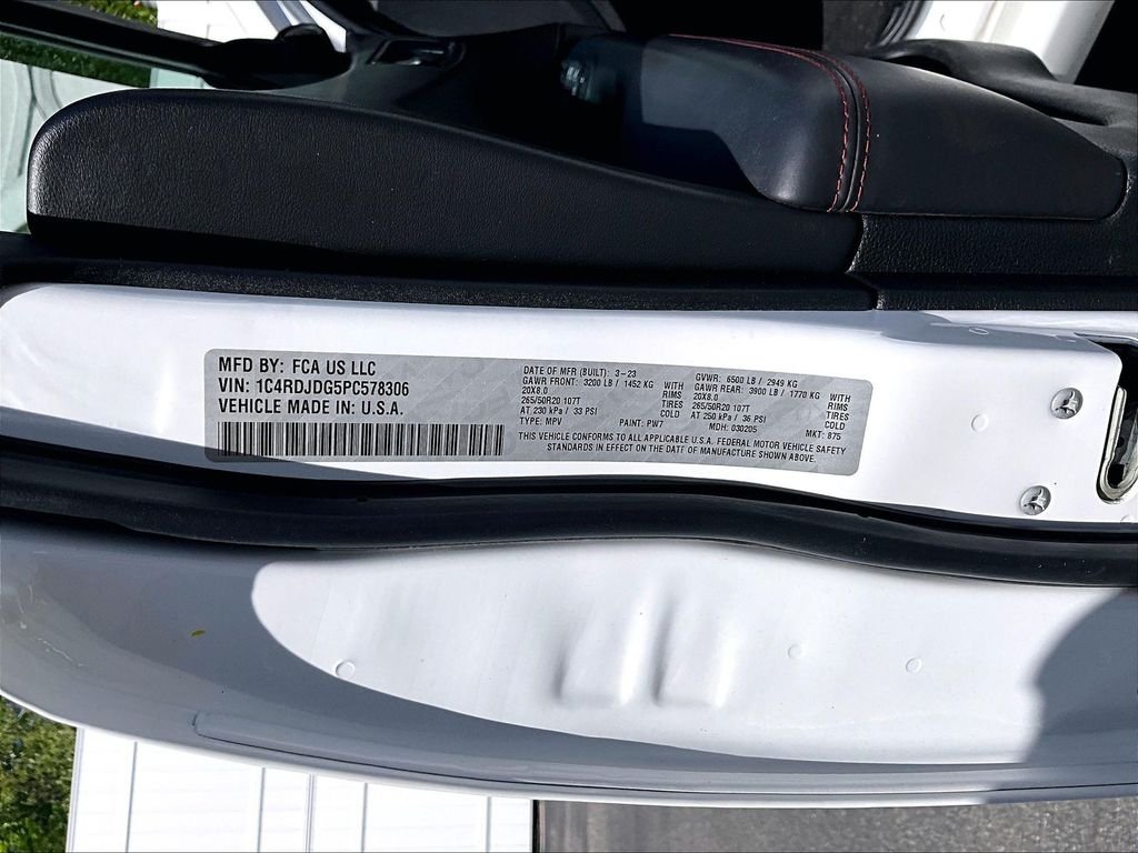 Used 2023 White Knuckle Clearcoat Dodge GT Premium image 35