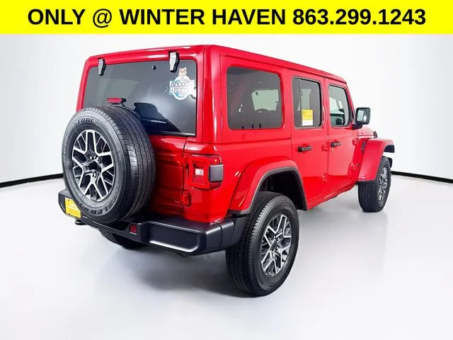 Used 2025 Red Jeep Sahara image 7