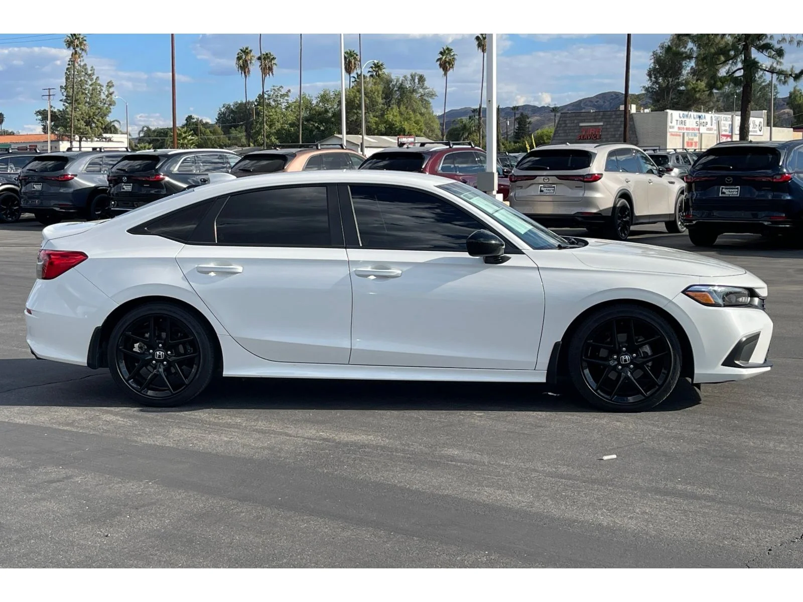 Used 2024 Platinum White Pearl Honda Sport image 7