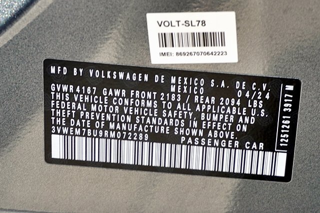 Used 2024 Gray Volkswagen 1.5T SE image 12