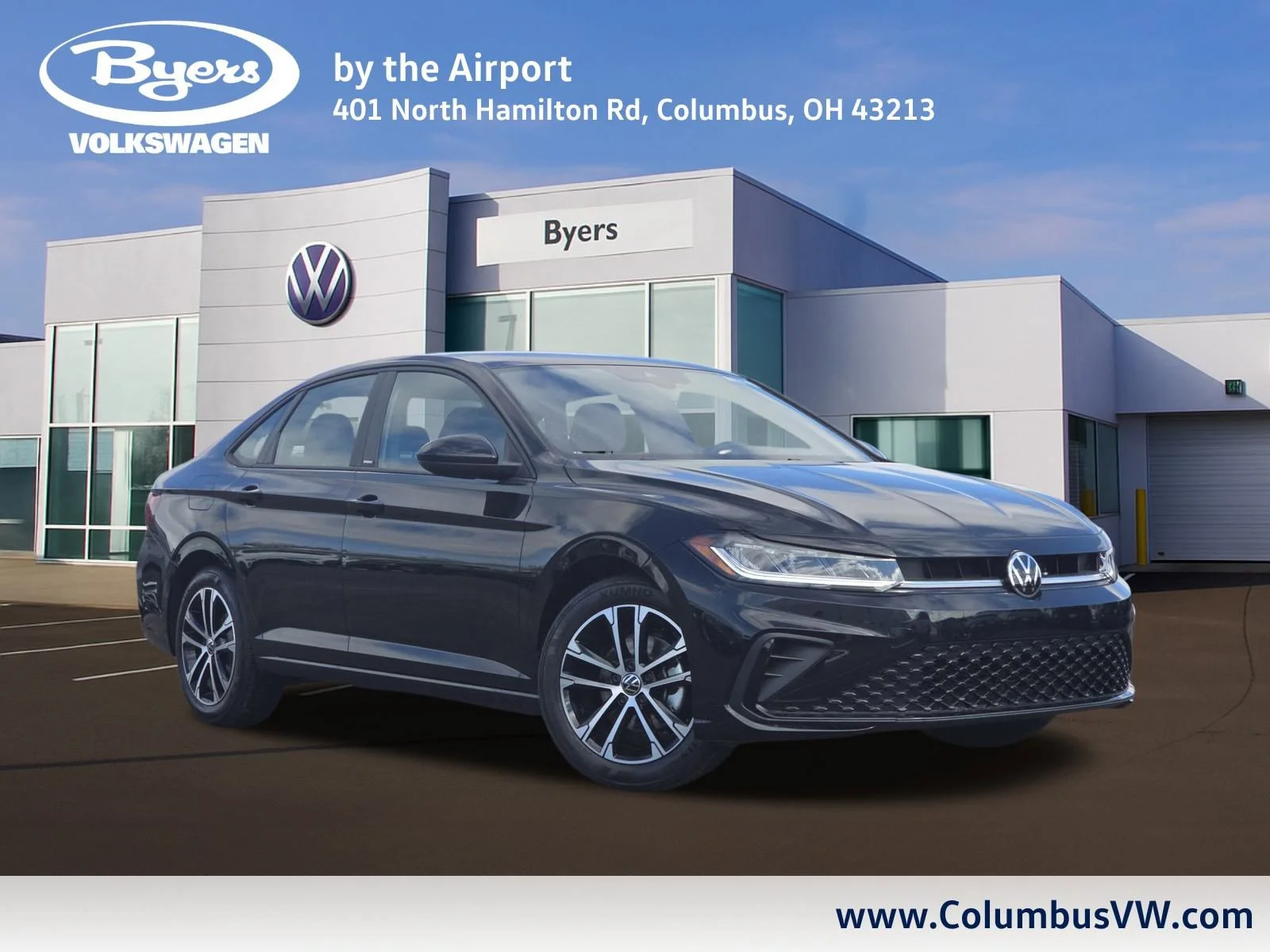 New 2026 Deep Black Pearl Volkswagen Sport image 1