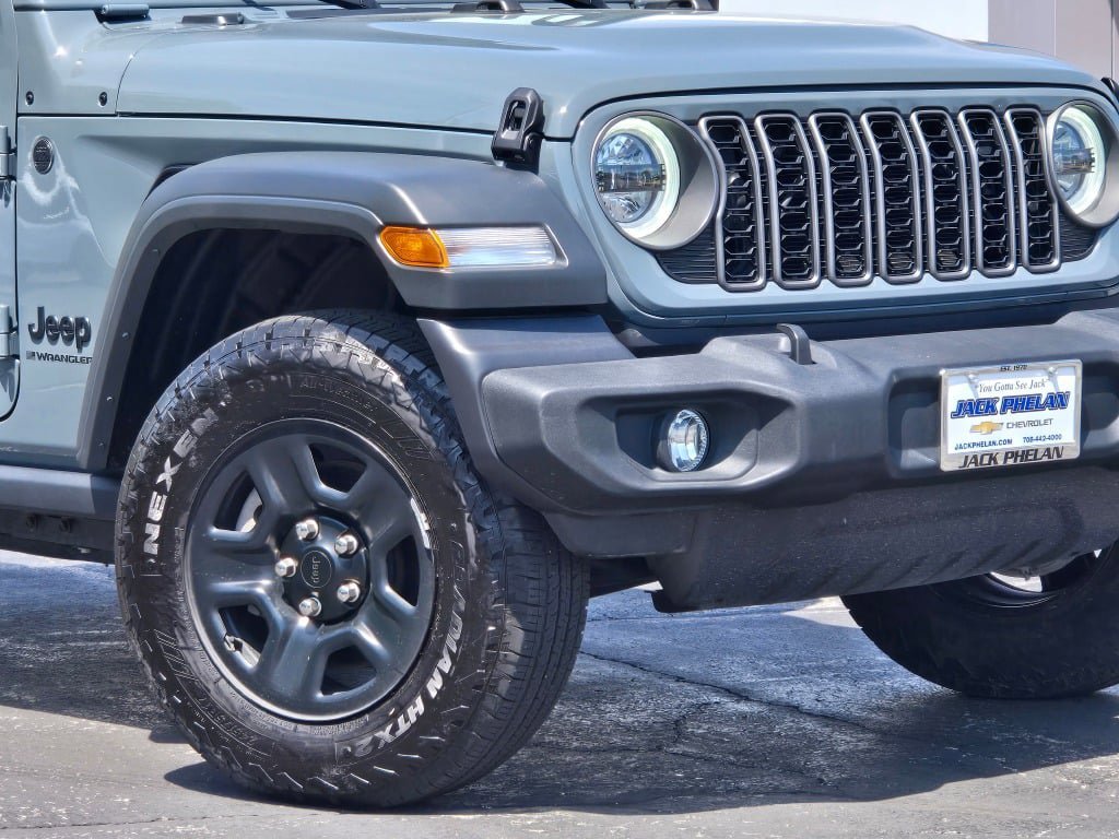 Used 2025 Gray Jeep 2-Door Sport 4x4 image 3