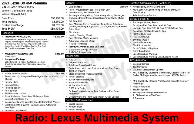 Used 2021  Lexus 460 image 14