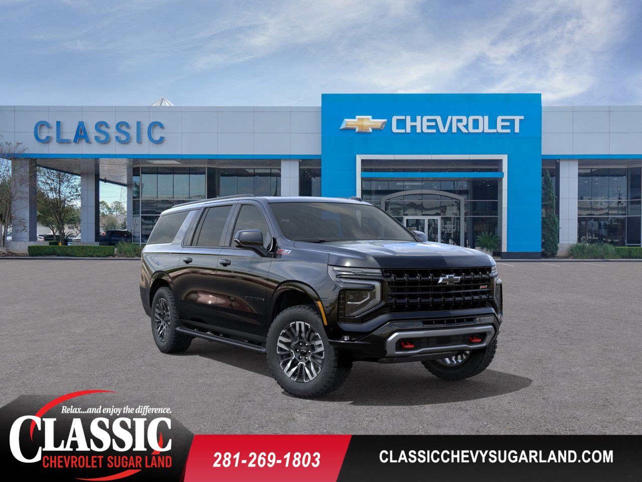 Black 2026 Chevrolet Suburban Z71 4WD SUV / Crossover Four-Wheel Drive