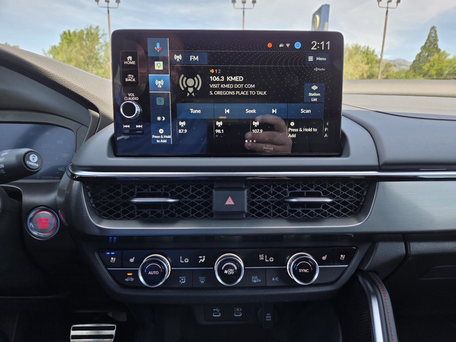 New 2026 Double Apex Blue Pearl II Acura w/A-Spec Advance Package AWD image 17