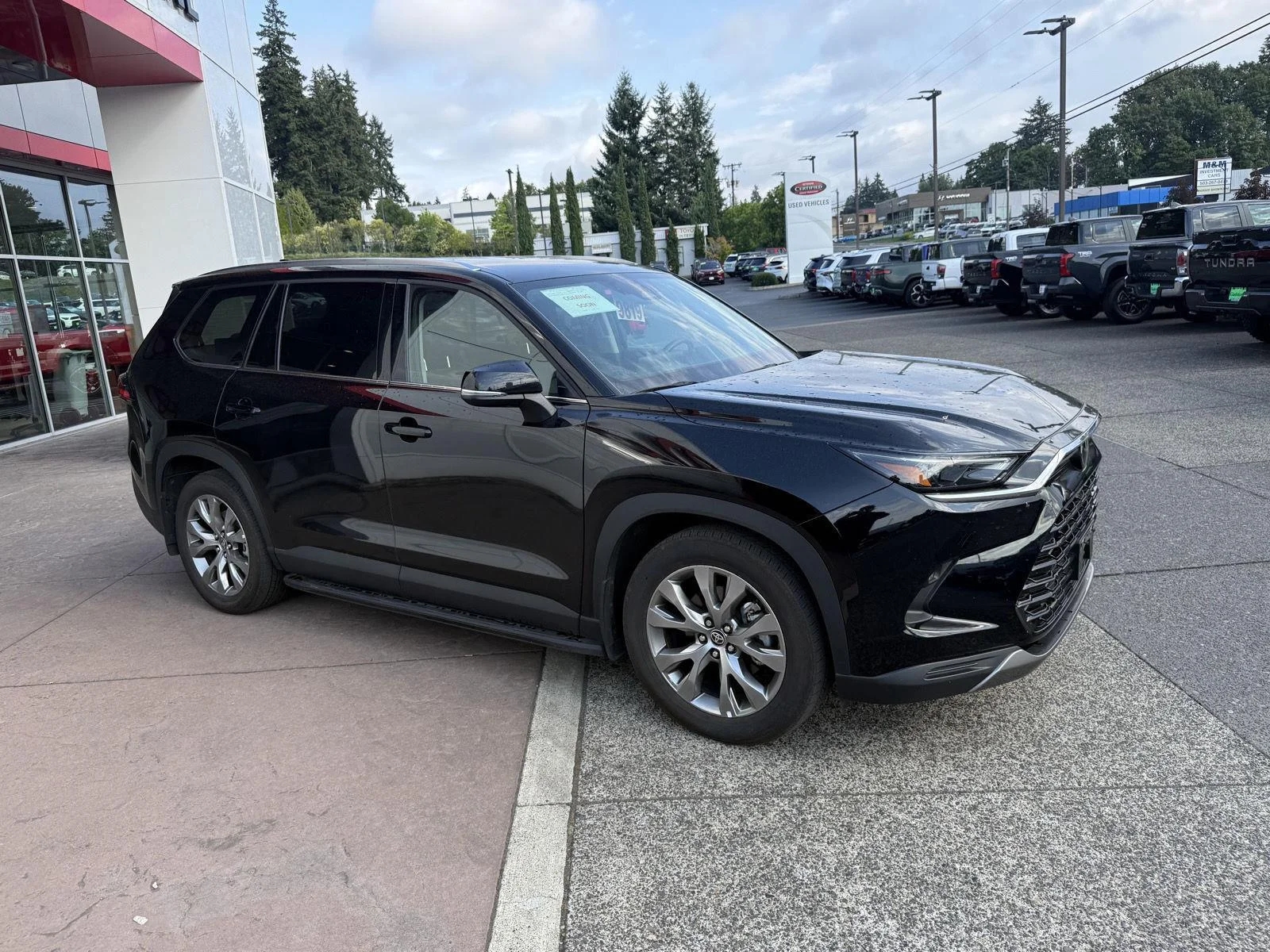 Used 2024 Midnight Black Metallic Toyota Hybrid Limited image 9