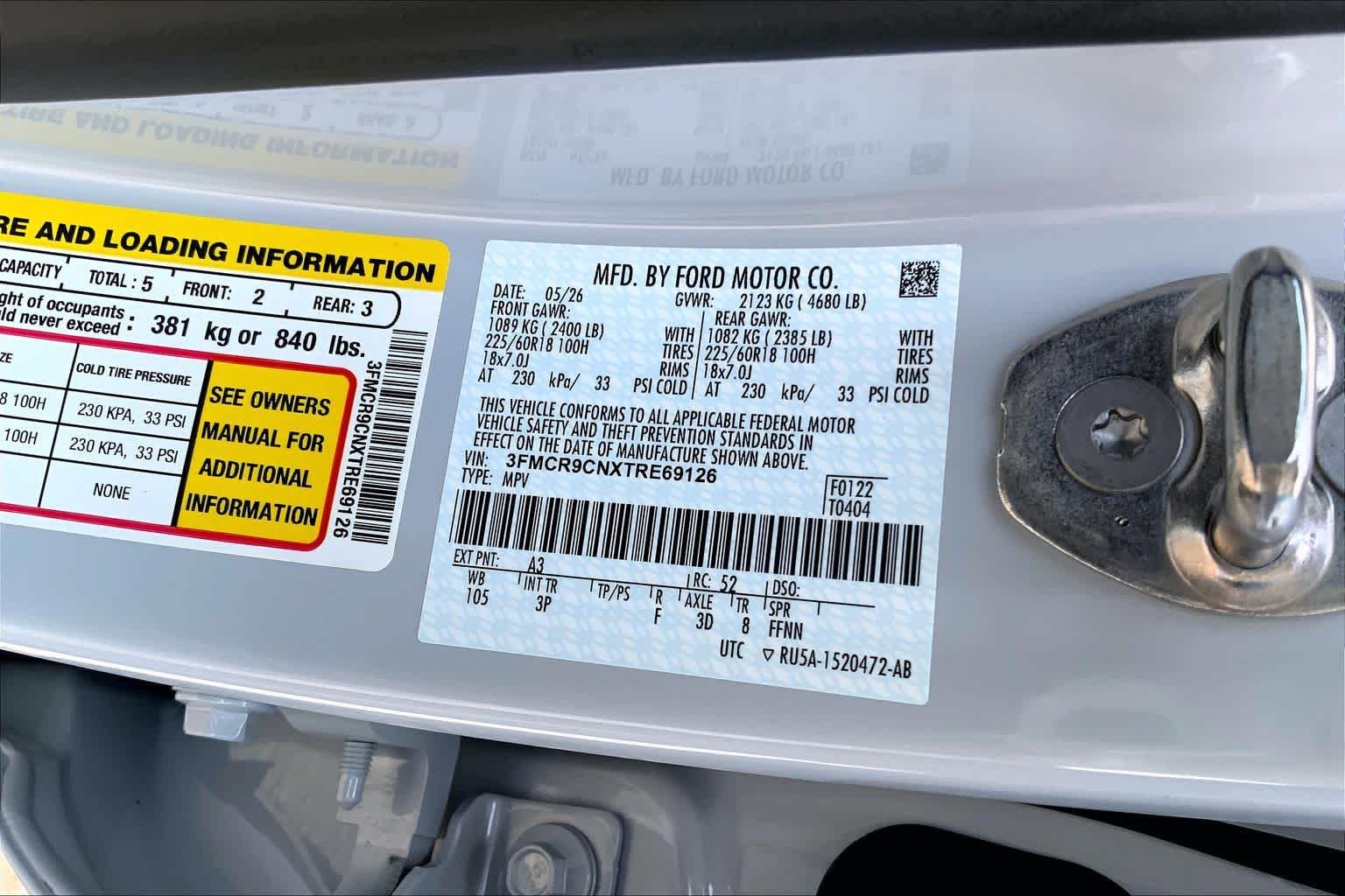 New 2026 Space White Metallic Ford Outer Banks® image 19