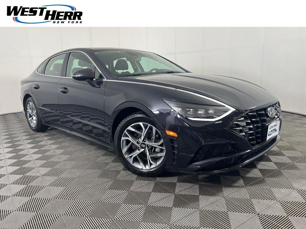 Used 2023 Carbon Blue Hyundai SEL image 1