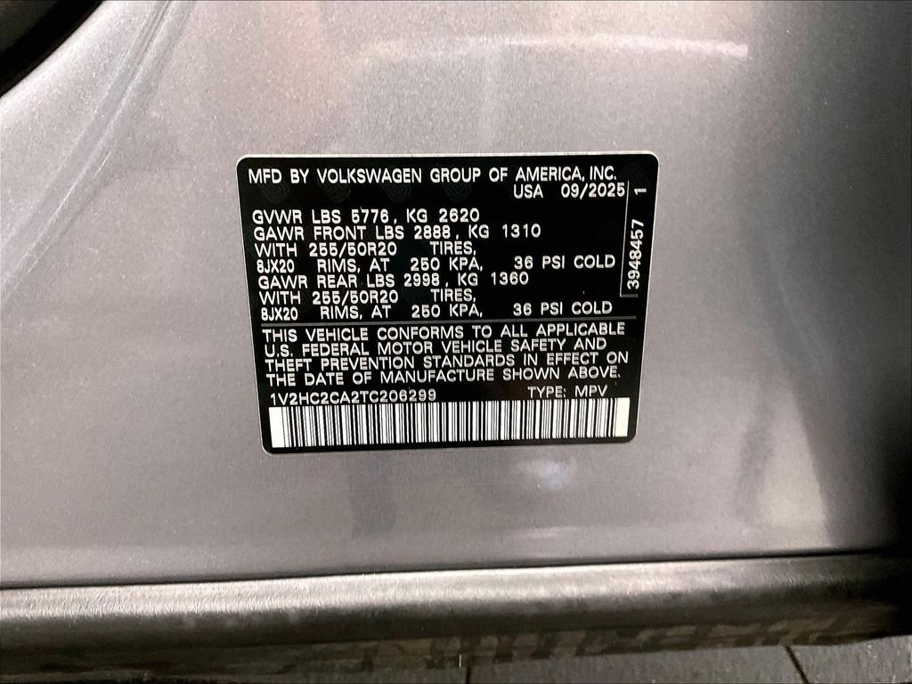 Used 2026 Silver Volkswagen 2.0T SE w/Technology image 34