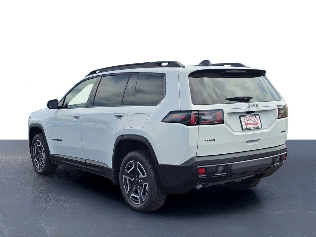 New 2026 Bright White Clear-Coat Exterior Paint Jeep Limited image 13
