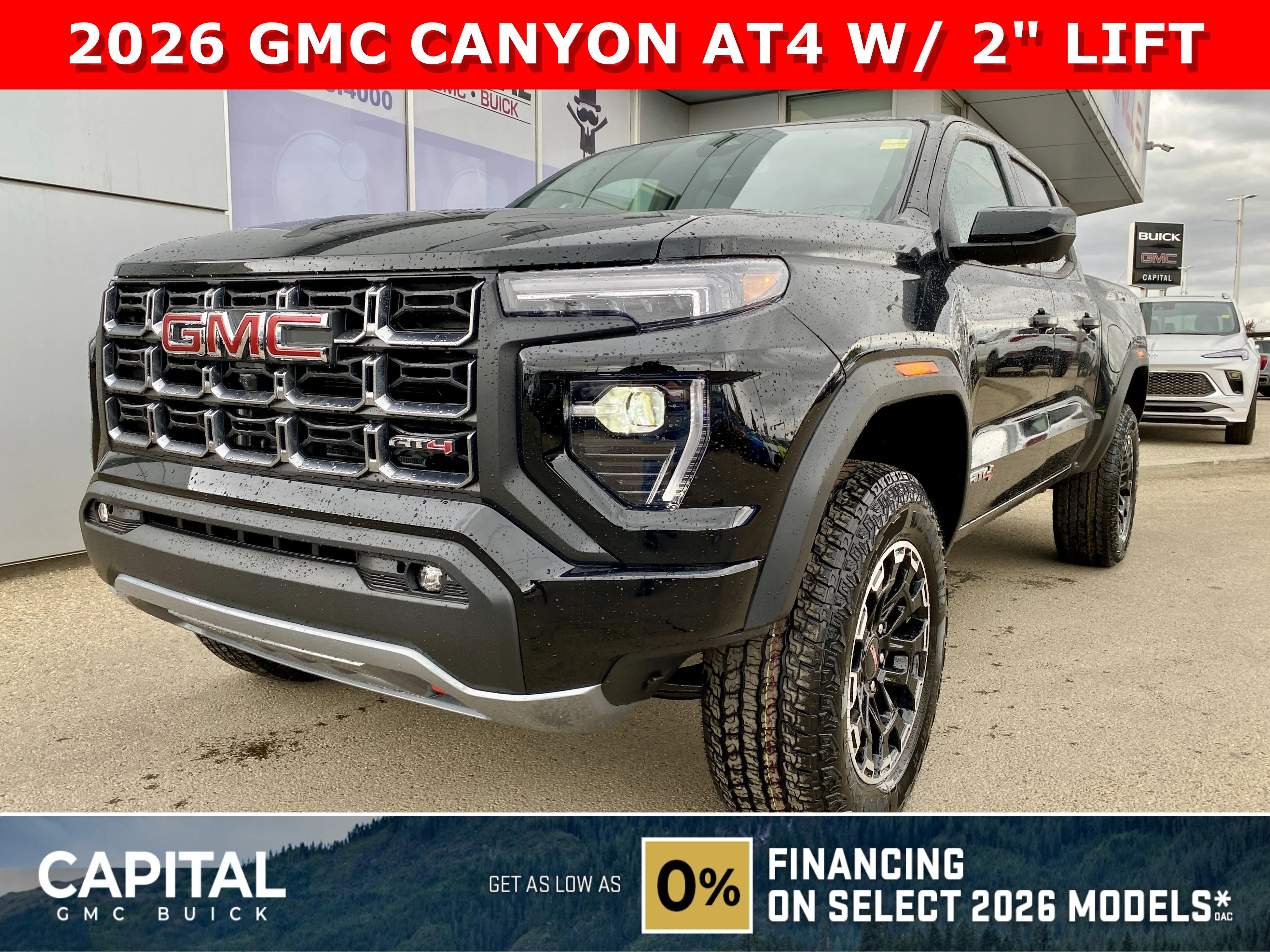New 2026 ONYX BLACK GMC 4WD AT4 image 1