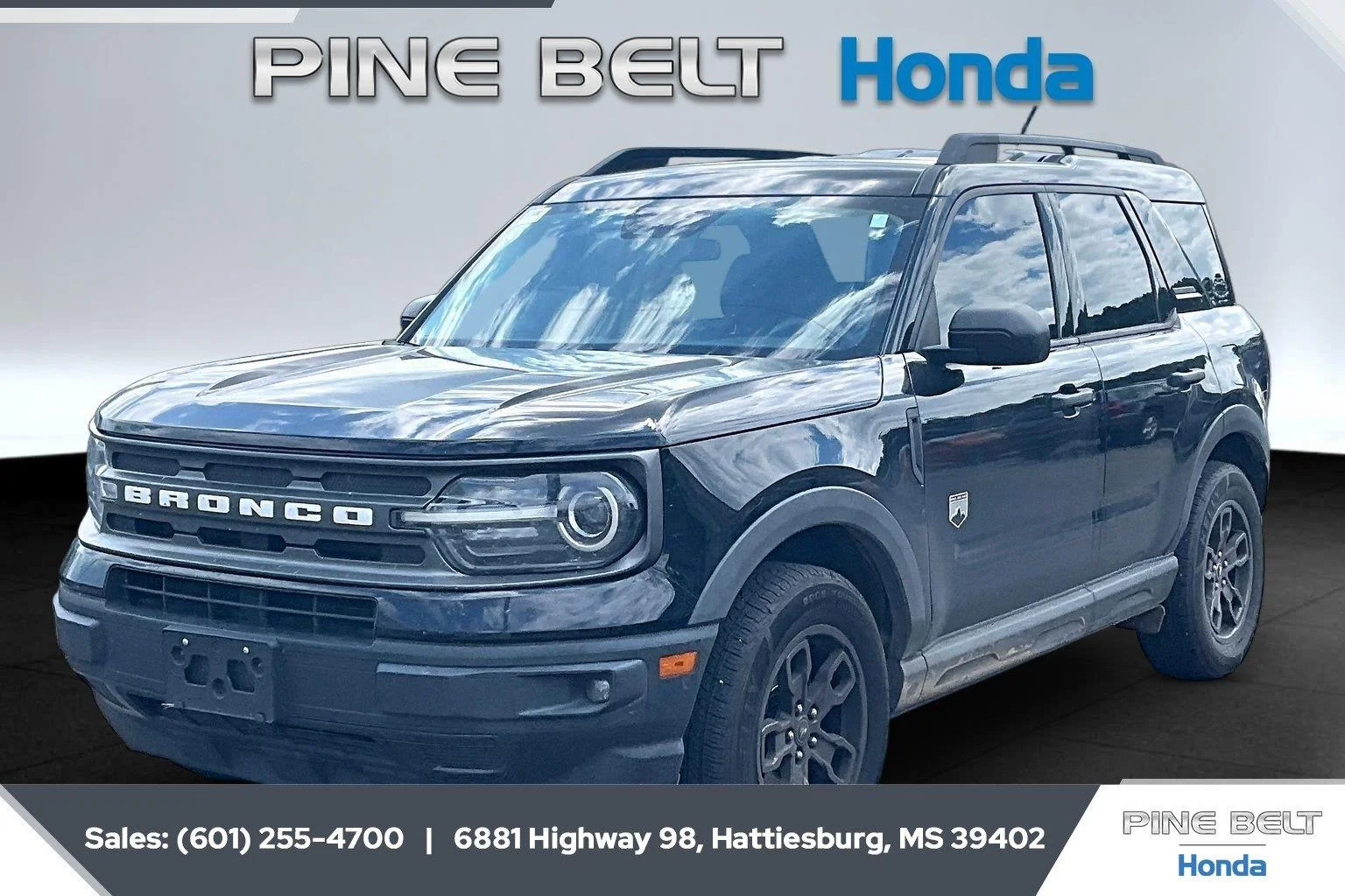 Used 2021 Shadow Black Ford Big Bend image 1