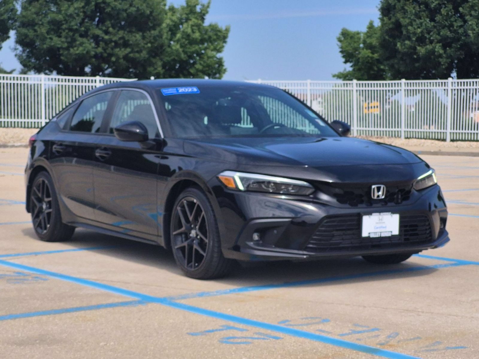 Certified Used 2023 Crystal Black Pearl Honda Sport Touring Hatchback image 5