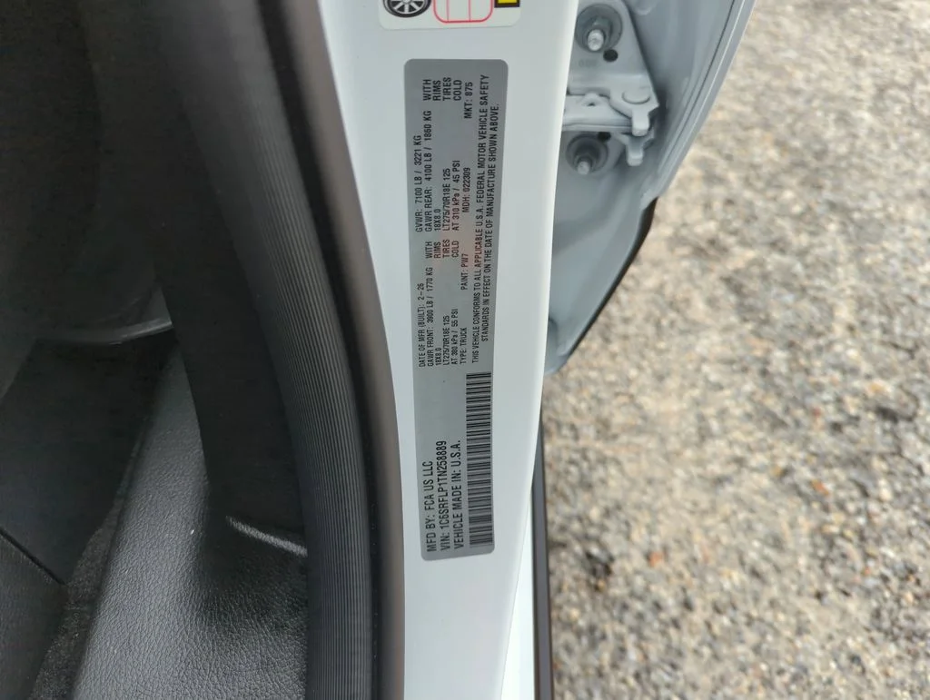 New 2026 Bright White Clear-Coat Exterior Paint RAM Rebel image 37