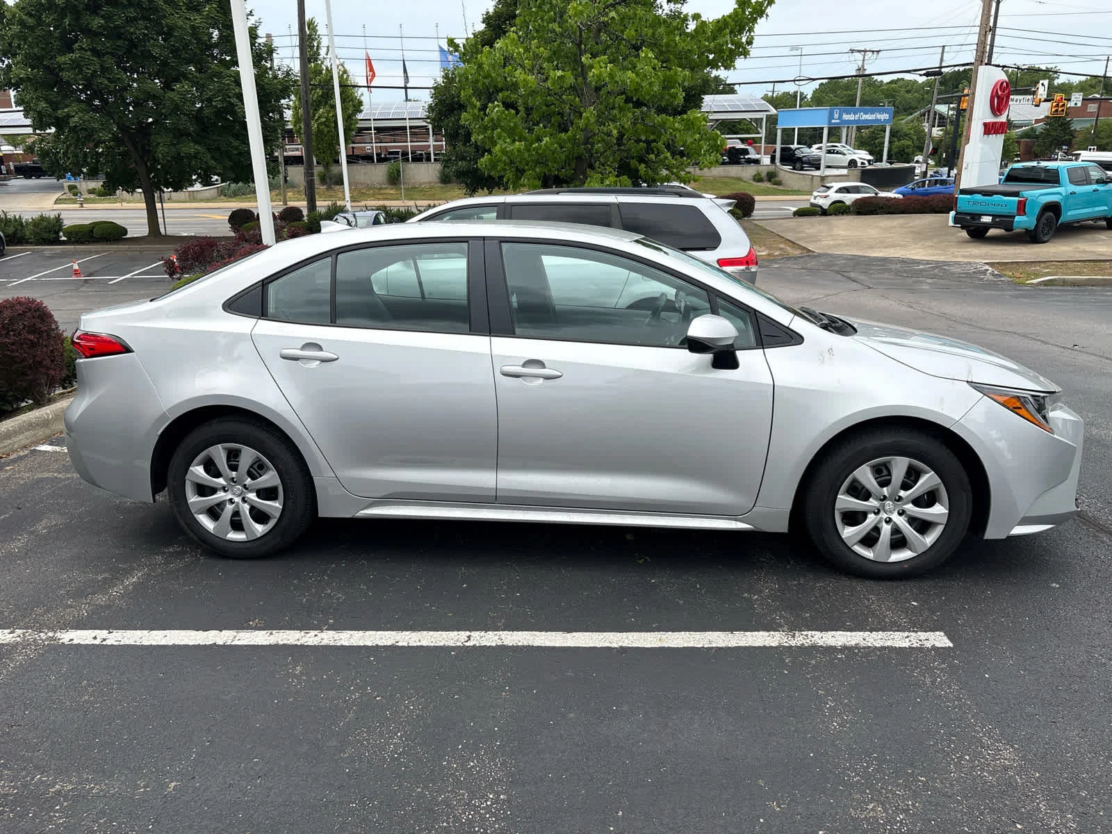 Used 2026 Classic Silver Metallic Toyota LE image 9