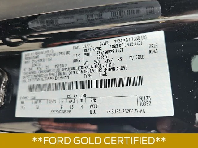 Used 2023 Black Ford Limited image 34