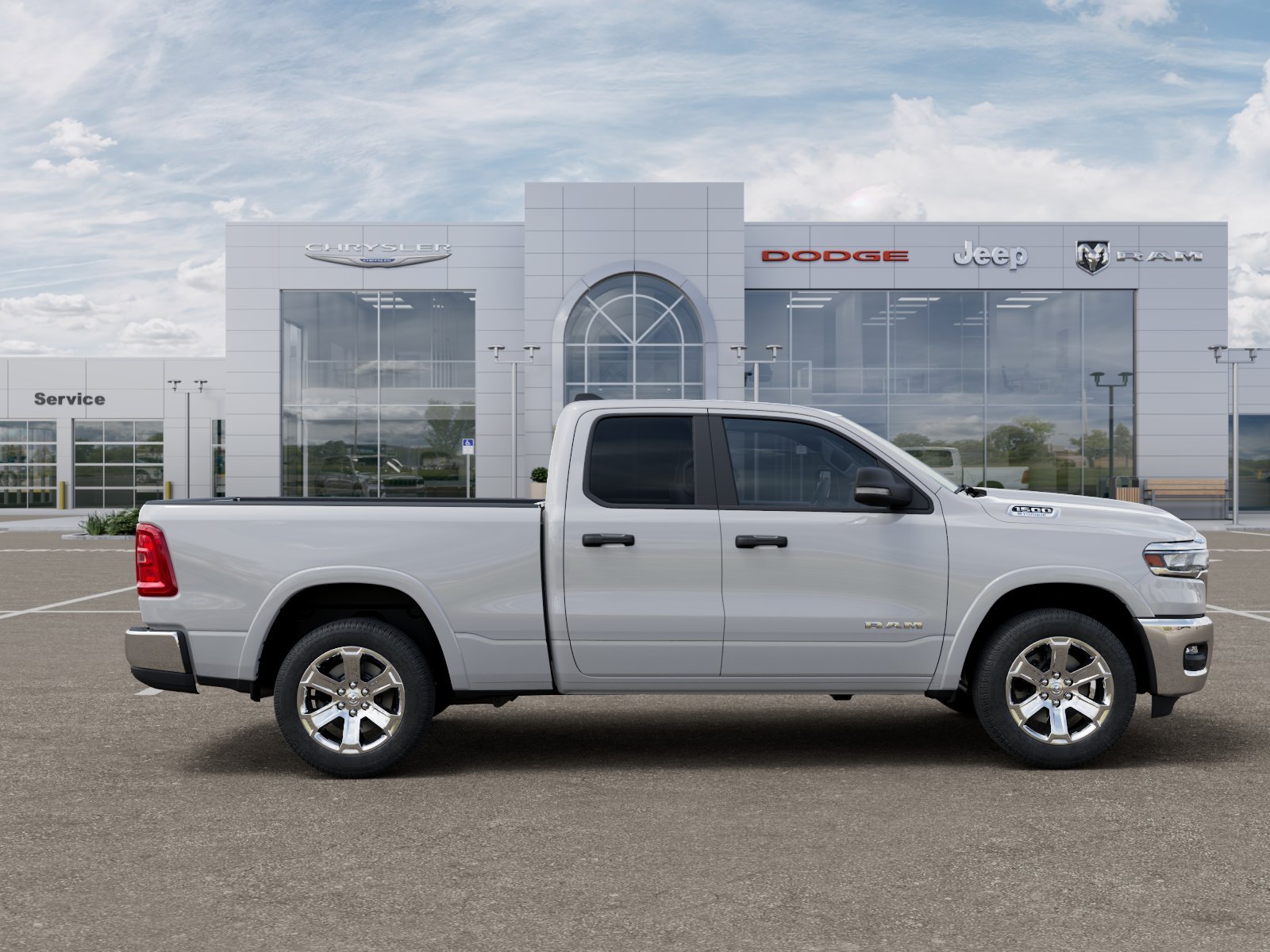 New 2026 Bright White Clearcoat RAM Big Horn image 48