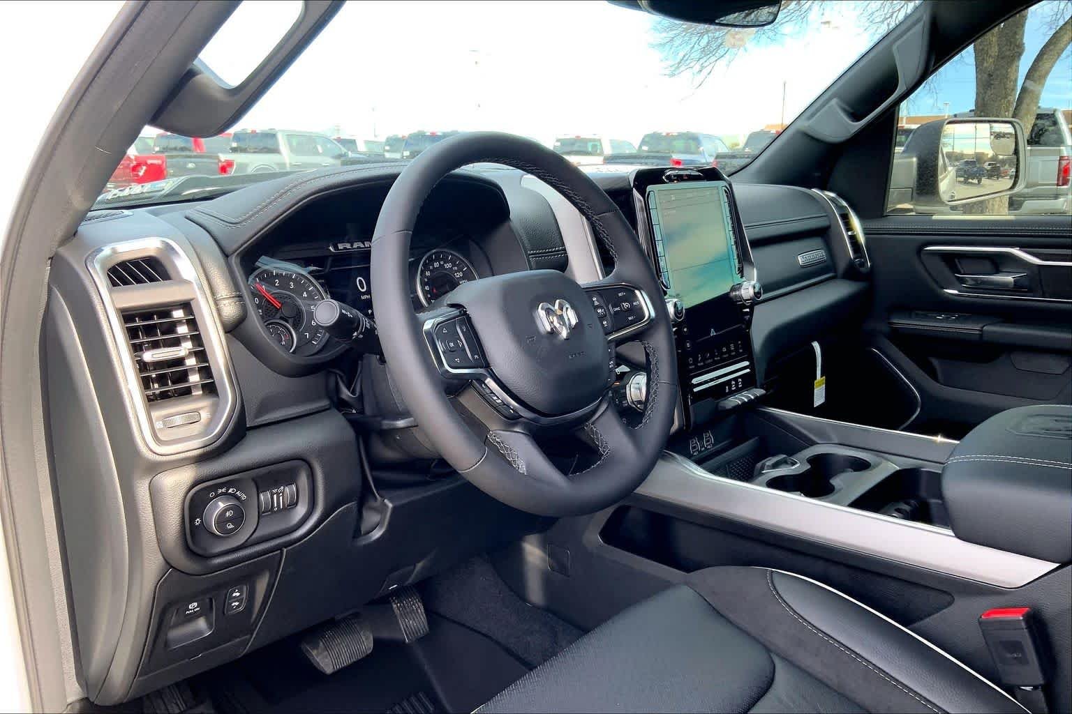 New 2026 Bright White Clear-Coat Exterior Paint RAM Laramie image 6