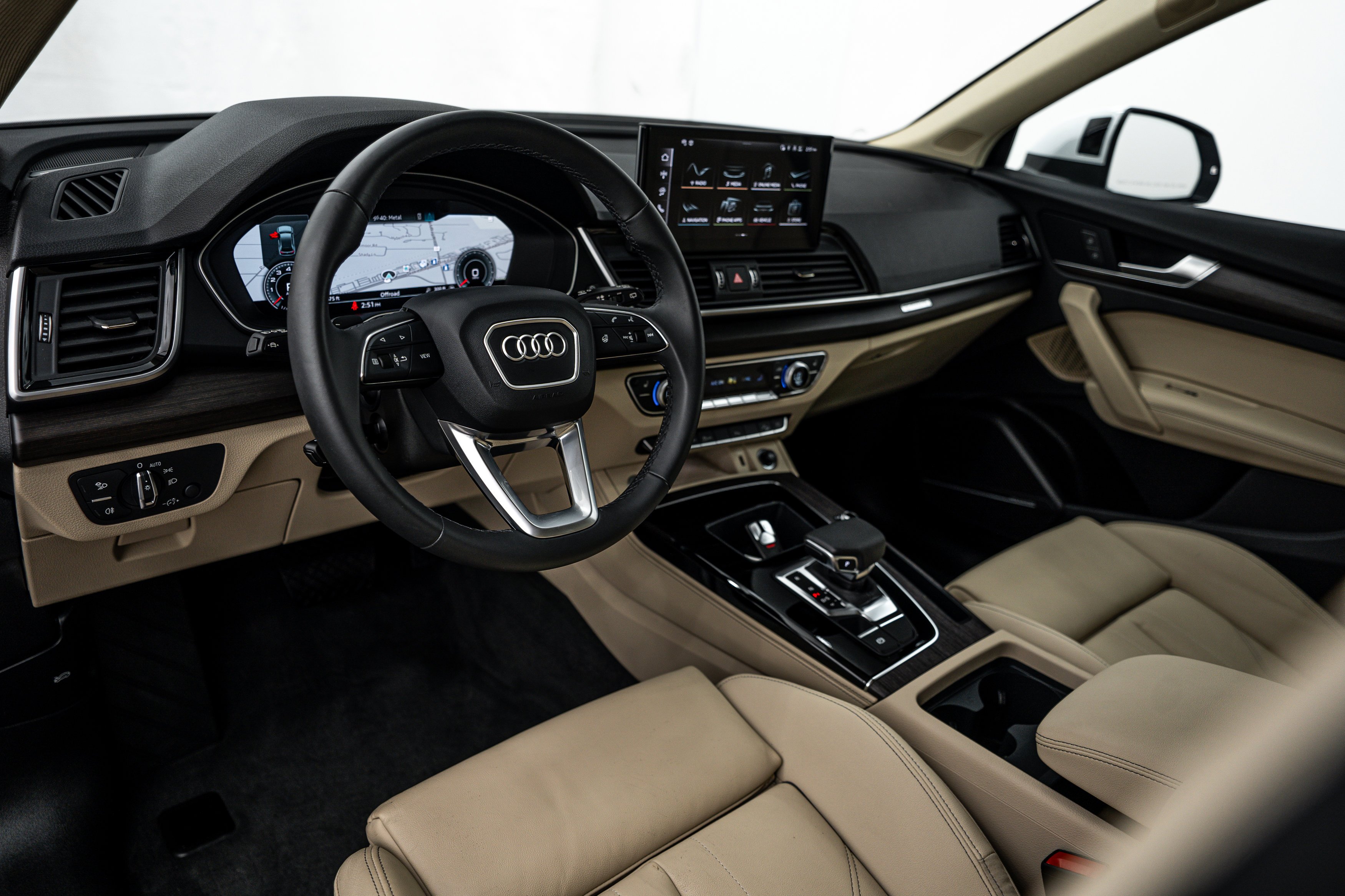 Certified Used 2024 Glacier White Metallic Audi S line Premium Plus image 8