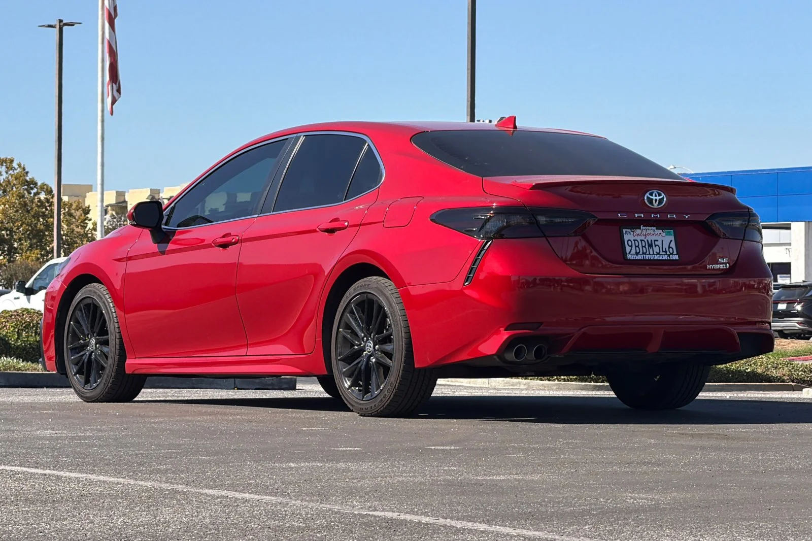 Used 2022 Red Toyota SE image 6
