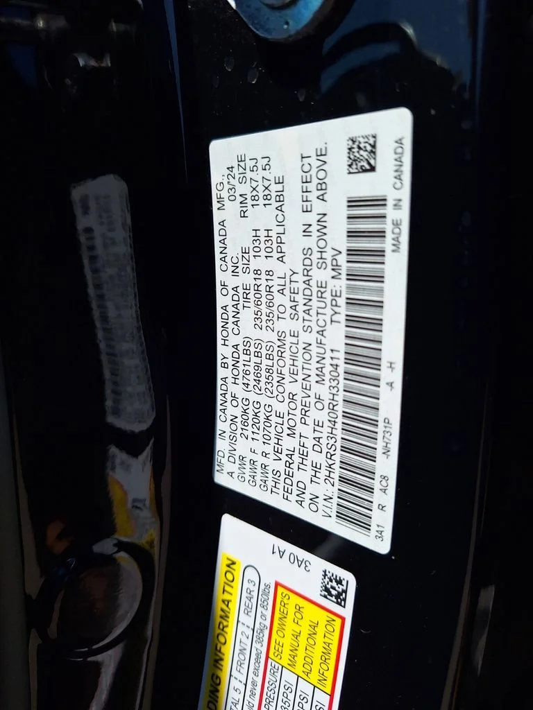 Used 2024 Black Honda EX image 33