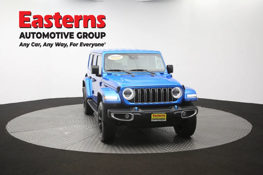 Used 2024 Blue Jeep Sahara 4xe image 53