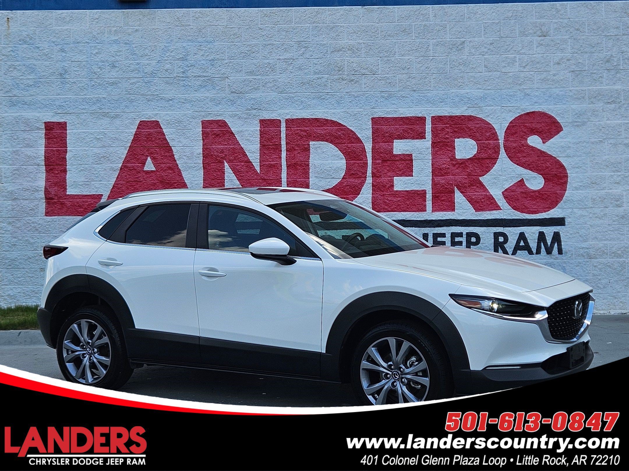 Used 2025 Snowflake White Pearl Mica Mazda 2.5 S Preferred Package image 1