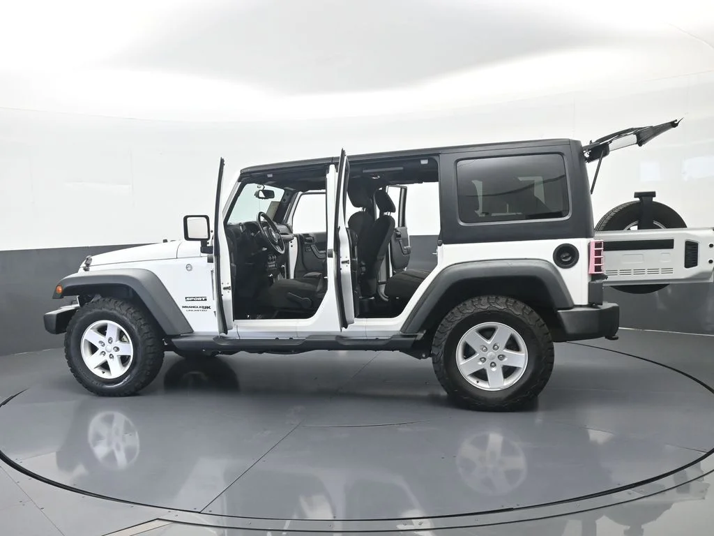 Used 2018 Bright White Clearcoat Jeep Unlimited Sport image 68