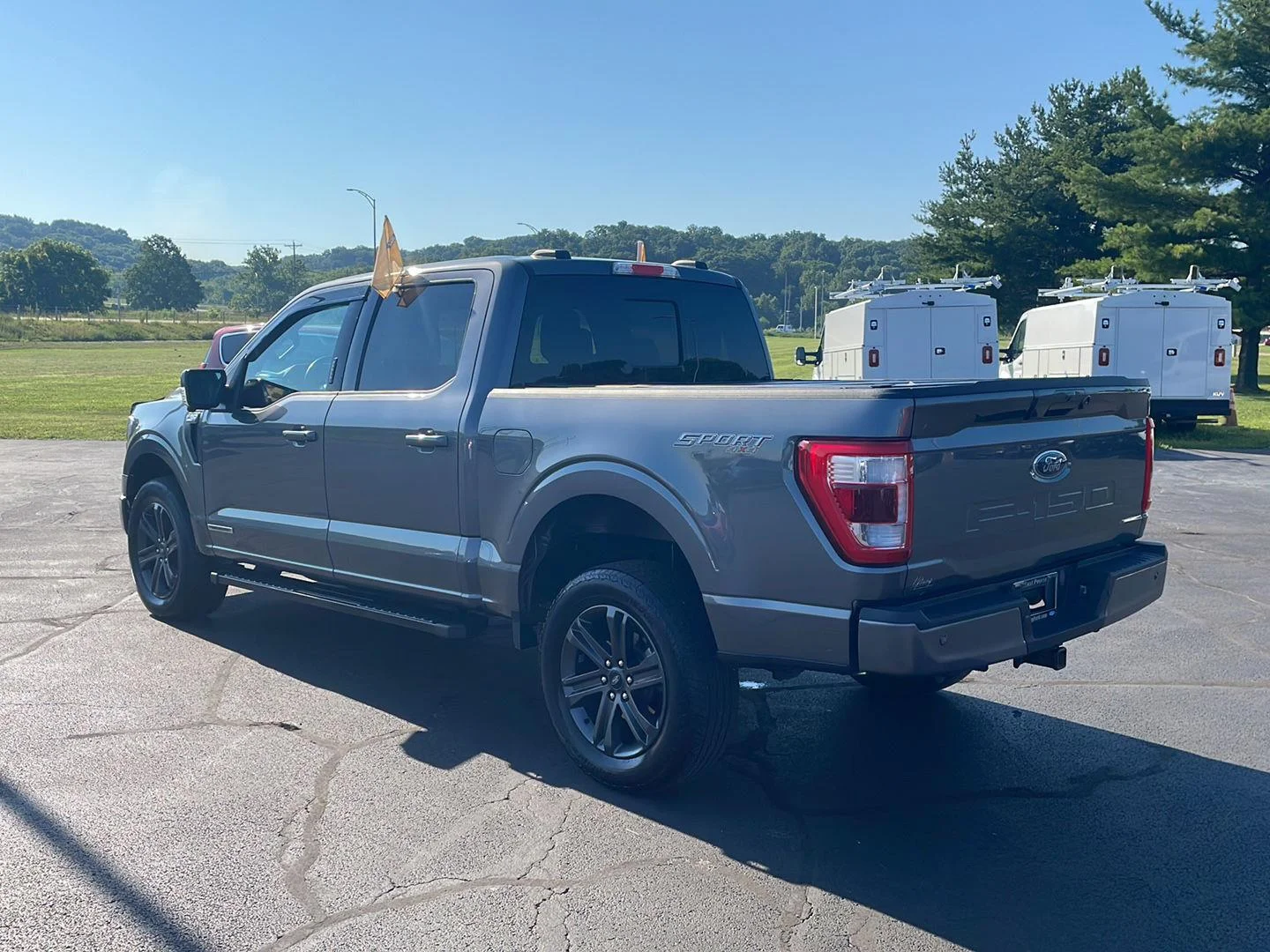 Used 2023 Carbonized Gray Ford LARIAT image 3